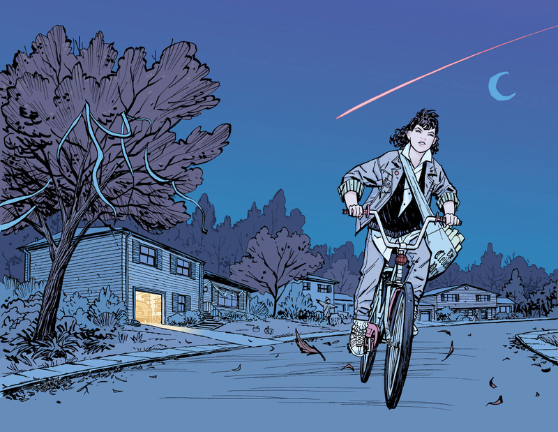 Paper Girls art by Cliff Chiang and Matthew Wilson